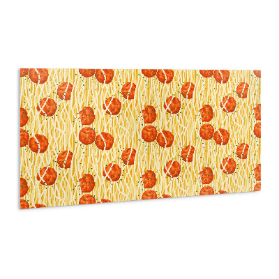 Revêtement mural pvc pâtes spaghetti
