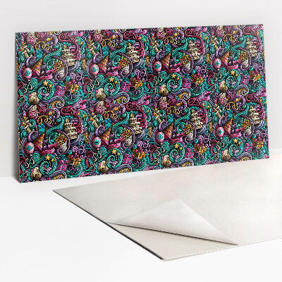 Panneau mural Accessoires d'anniversaire abstraits