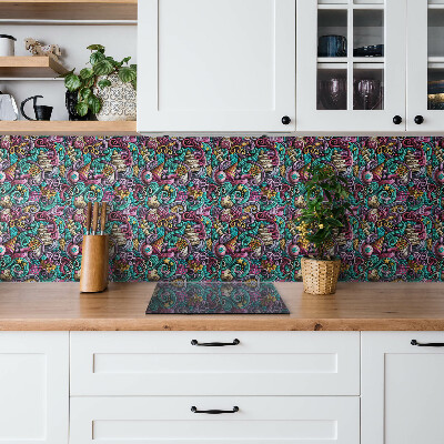 Panneau mural Accessoires d'anniversaire abstraits