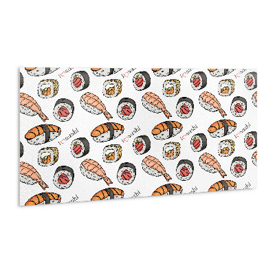 Panneau décoratif Sushis de dessin animé