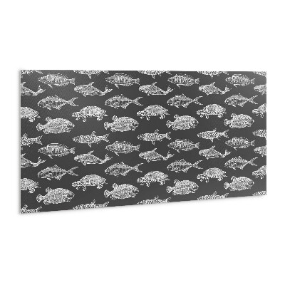 Panneau mural Poisson et tortue de dessin animé