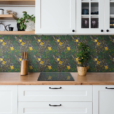 Panneau décoratif Dessin de cônes de houblon