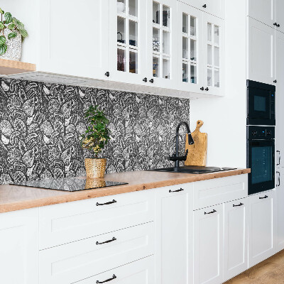 Panneau décoratif Charcuterie noire et blanche