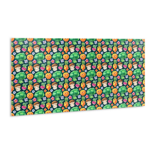 Revêtement mural pvc Légumes de dessin animé