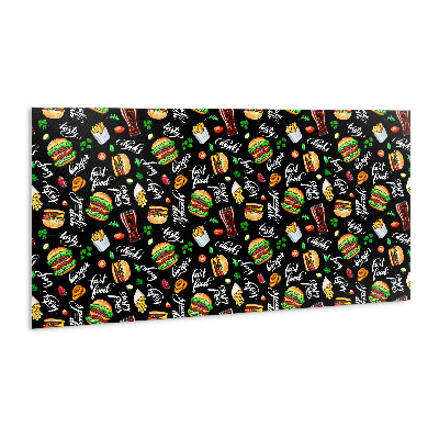 Revêtement mural pvc Thèmes de restauration rapide