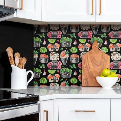 Panneau mural Sushis de conte de fées