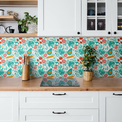 Panneau décoratif Légumes et fruits de dessins animés