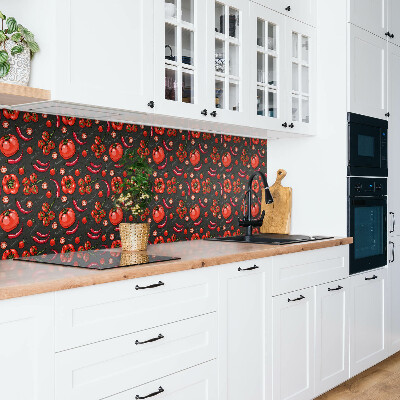 Panneau mural Poivrons et tomates