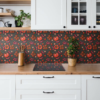 Panneau mural Poivrons et tomates