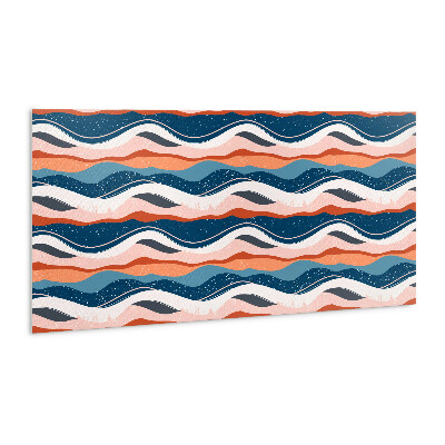 Panneau décoratif Vagues colorées abstraites