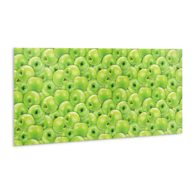 Revêtement mural pommes vertes