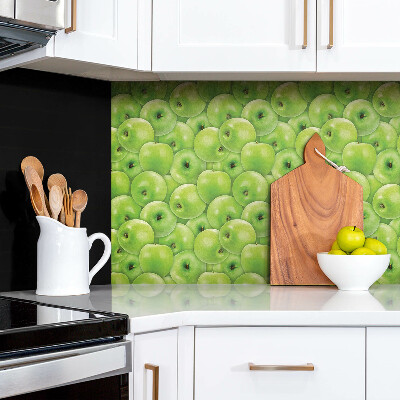 Revêtement mural pommes vertes