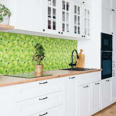 Revêtement mural pommes vertes