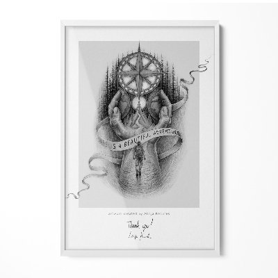 Cadre photo blanc 40x60 cm