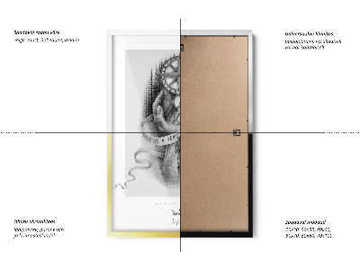 Cadre photo blanc 40x60 cm