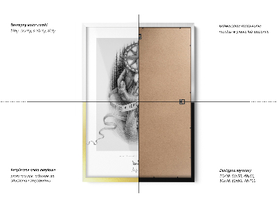 Cadre photo blanc 40x60 cm