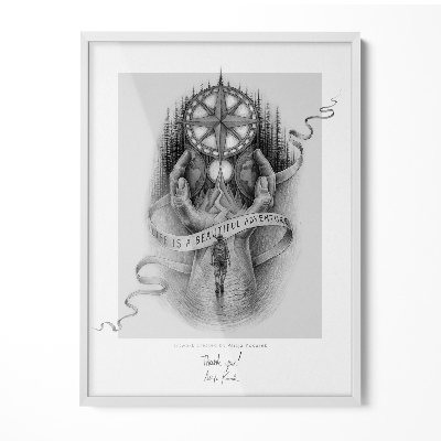 Cadre photo blanc pour le mur 60x80 cm