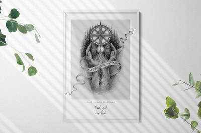 Cadre photo blanc pour le mur 60x80 cm