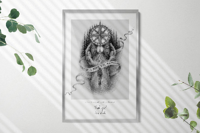 Cadre photo mural argenté 60x80 cm