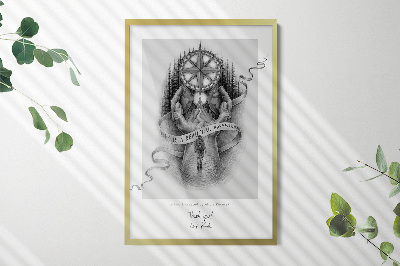 Cadre photo doré 20x30