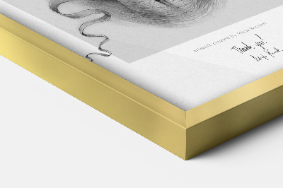 Cadre photo doré 20x30