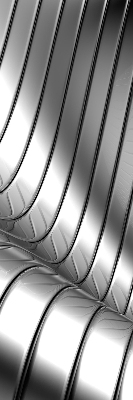 Store enrouleur Abstraction métallique