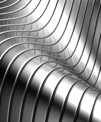 Store enrouleur Abstraction métallique