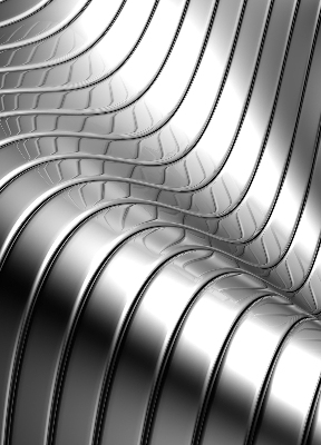 Store enrouleur Abstraction métallique