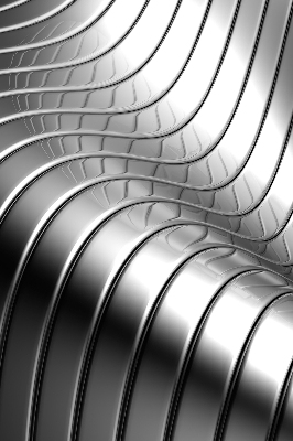 Store enrouleur Abstraction métallique