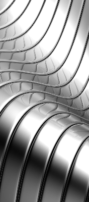 Store enrouleur Abstraction métallique