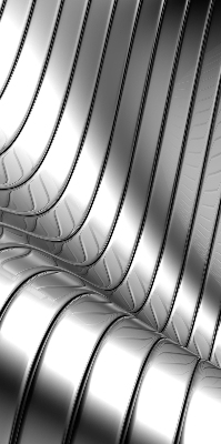 Store enrouleur Abstraction métallique