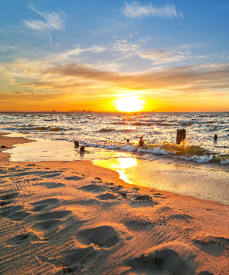 Store intérieur Coucher de soleil