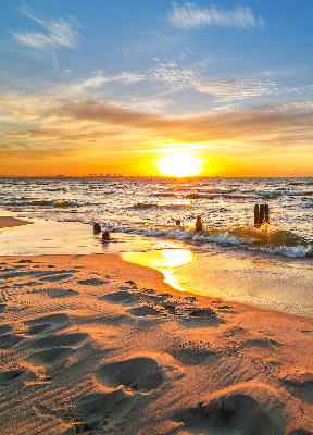 Store intérieur Coucher de soleil
