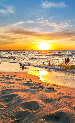 Store intérieur Coucher de soleil