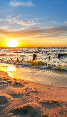 Store intérieur Coucher de soleil
