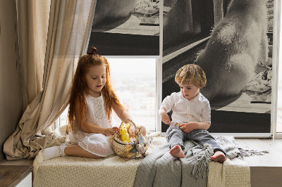 Store intérieur Des chats à la fenêtre