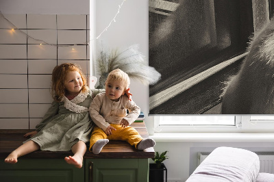 Store intérieur Des chats à la fenêtre