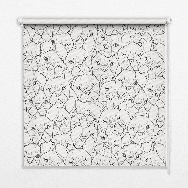 Store intérieur Chiens dessinés