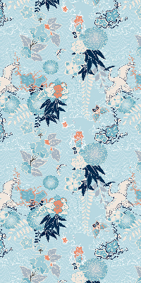 Store enrouleur Nature bleue