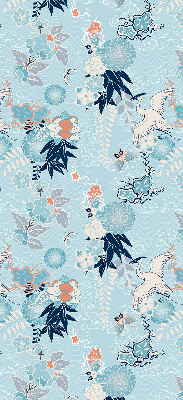 Store enrouleur Nature bleue