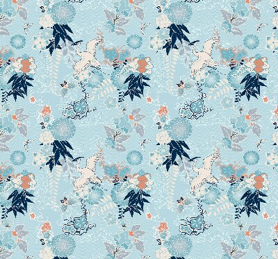 Store enrouleur Nature bleue