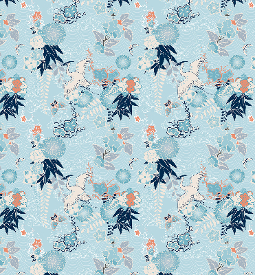 Store enrouleur Nature bleue