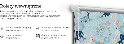 Store enrouleur Nature bleue