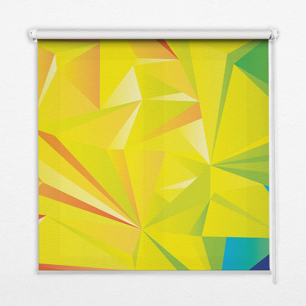 Store enrouleur Motif d'origami coloré