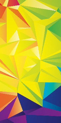 Store enrouleur Motif d'origami coloré