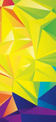 Store enrouleur Motif d'origami coloré