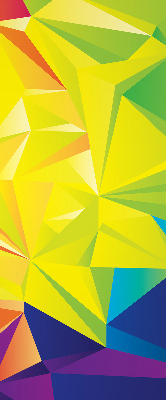 Store enrouleur Motif d'origami coloré