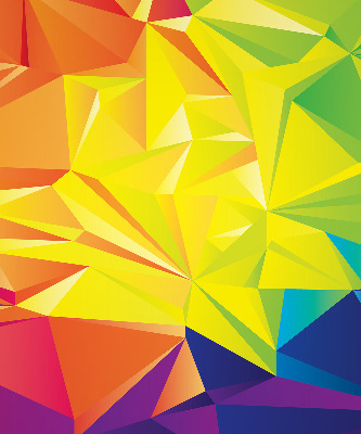 Store enrouleur Motif d'origami coloré
