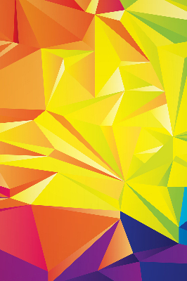 Store enrouleur Motif d'origami coloré