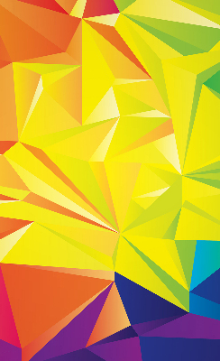 Store enrouleur Motif d'origami coloré